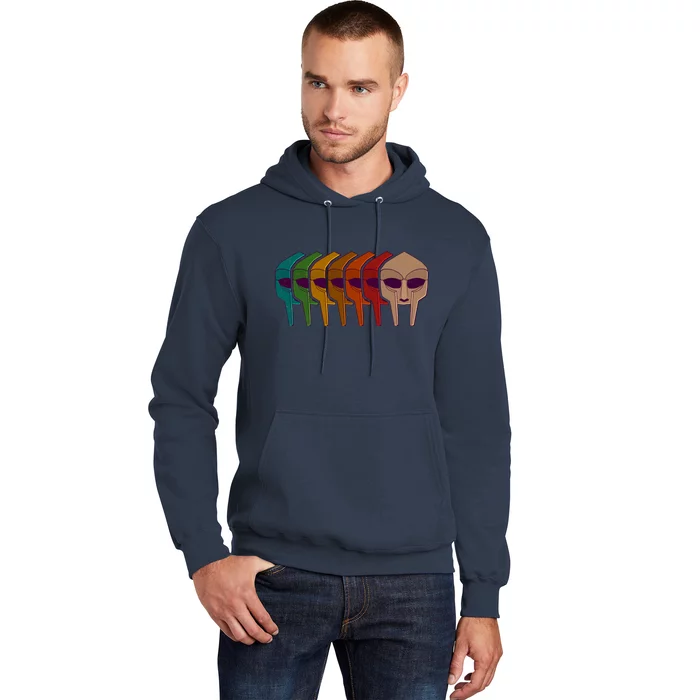 Multi Color MF DOOM Masks Hoodie