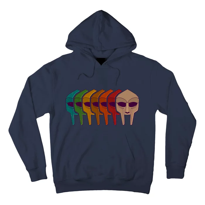 Multi Color MF DOOM Masks Hoodie