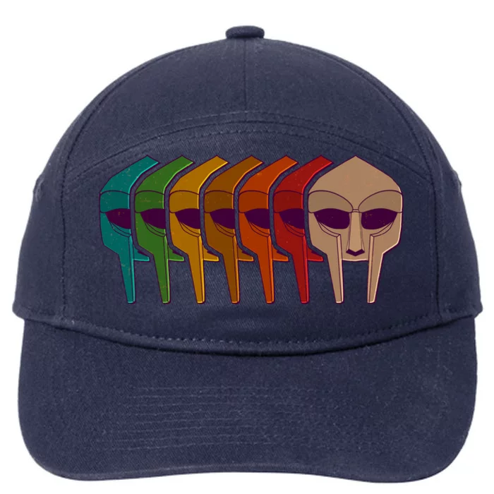 Multi Color MF DOOM Masks 7-Panel Snapback Hat