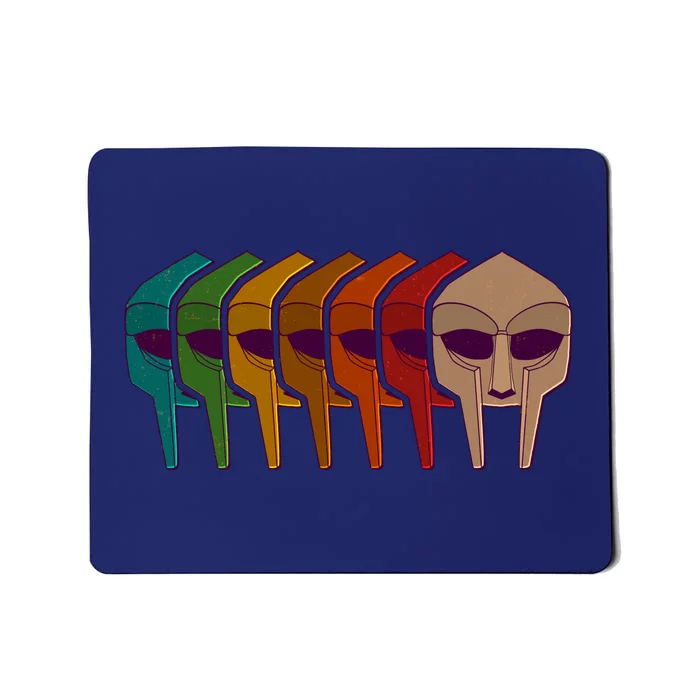 Multi Color MF DOOM Masks Mousepad