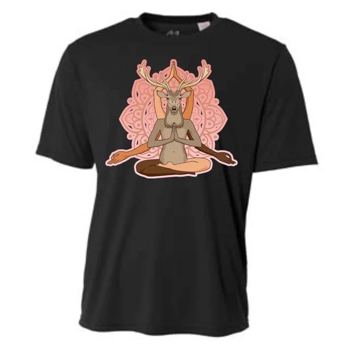 Multi-Ethnic Unity Yoga Deer Cooling Performance Crew T-Shirt