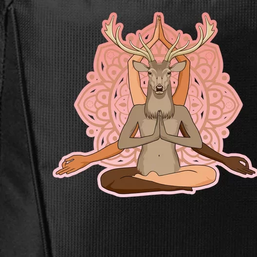 Multi-Ethnic Unity Yoga Deer City Backpack