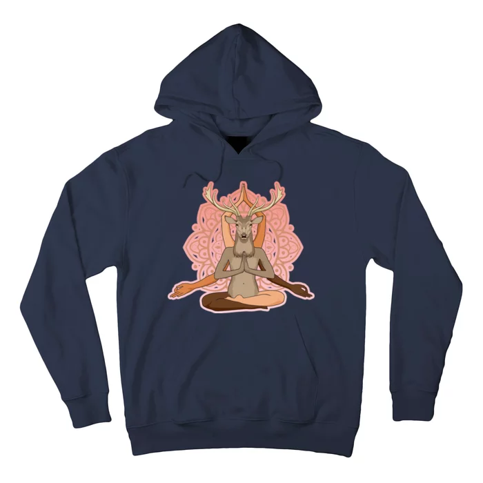 Multi-Ethnic Unity Yoga Deer Hoodie