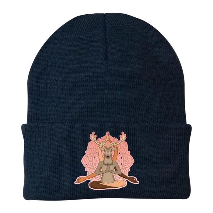 Multi-Ethnic Unity Yoga Deer Knit Cap Winter Beanie