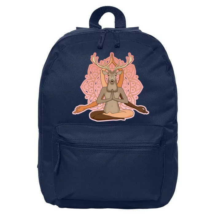 Multi-Ethnic Unity Yoga Deer 16 in Basic Backpack