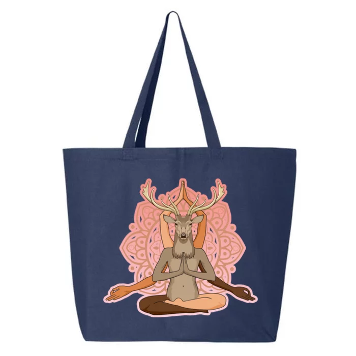 Multi-Ethnic Unity Yoga Deer 25L Jumbo Tote