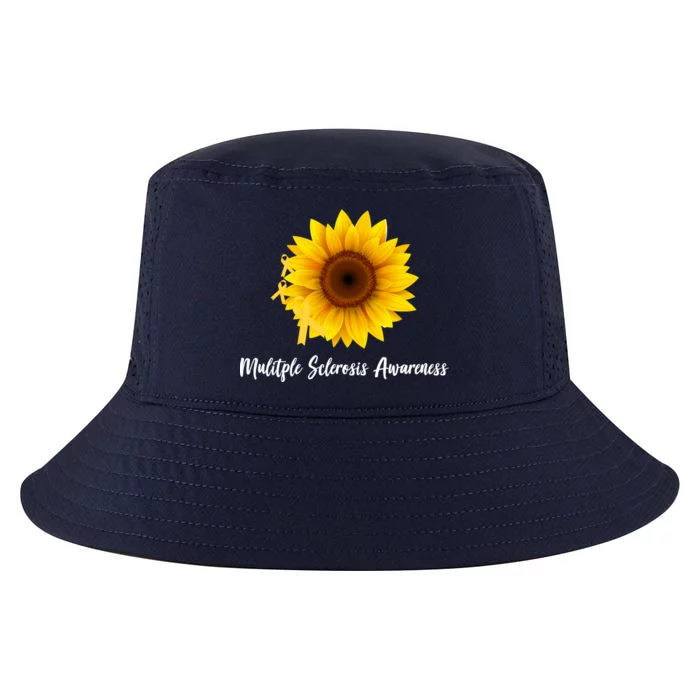 Multiple Sclerosis Awareness Sunflower Cool Comfort Performance Bucket Hat