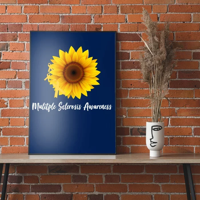 Multiple Sclerosis Awareness Sunflower Poster