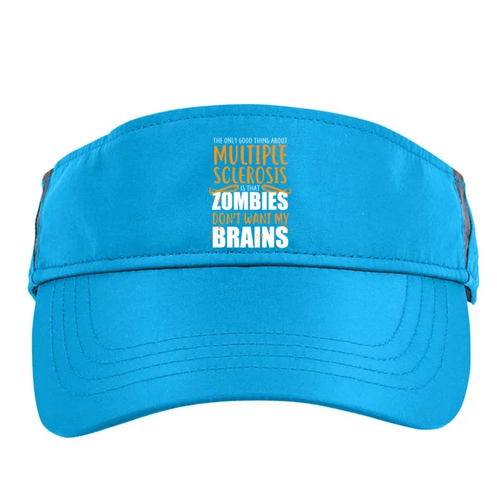 Multiple Sclerosis Zombie Don't Want My Brains Adult Drive Performance Visor