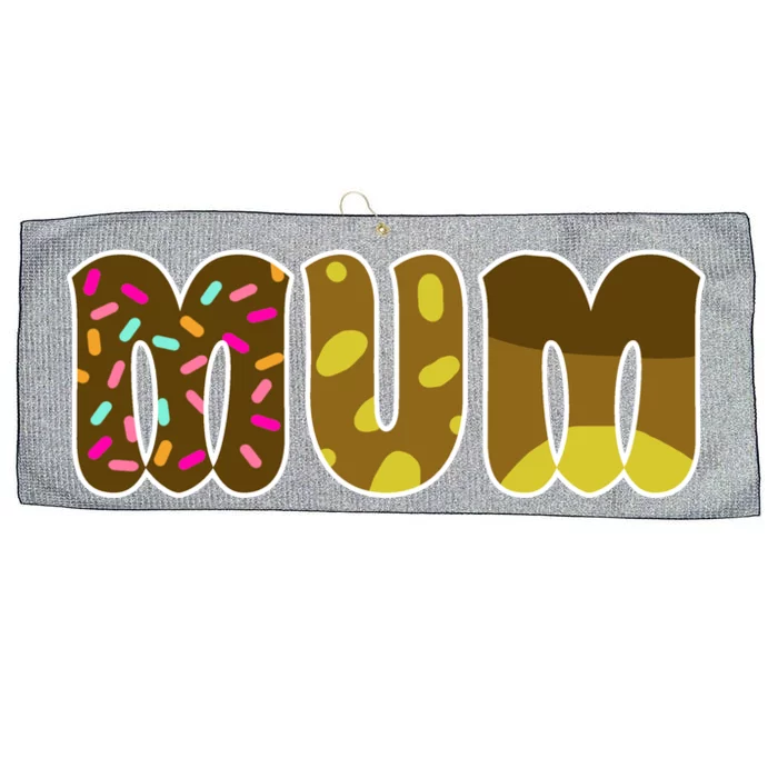 Mum Cute Cartoon Large Microfiber Waffle Golf Towel