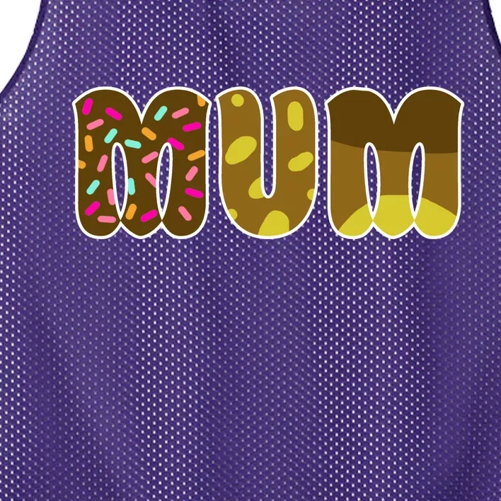 Mum Cute Cartoon Mesh Reversible Basketball Jersey Tank