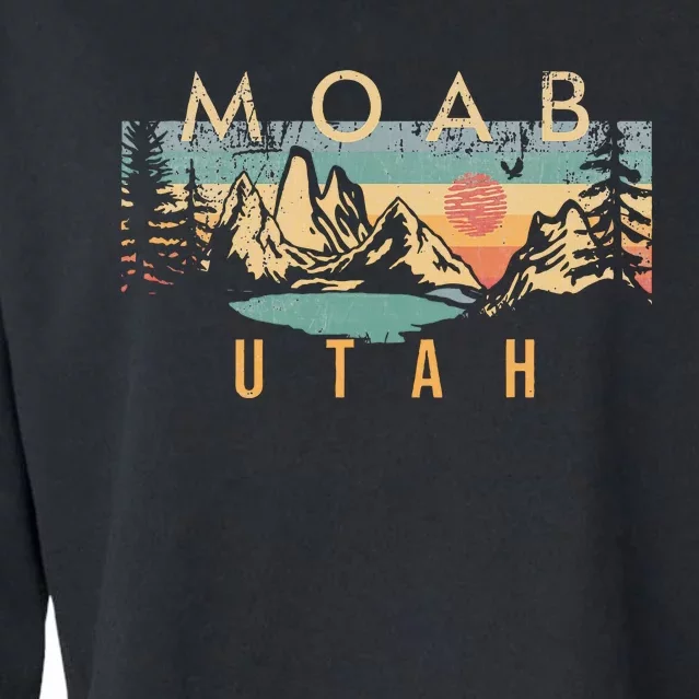 Moab Utah Cropped Pullover Crew