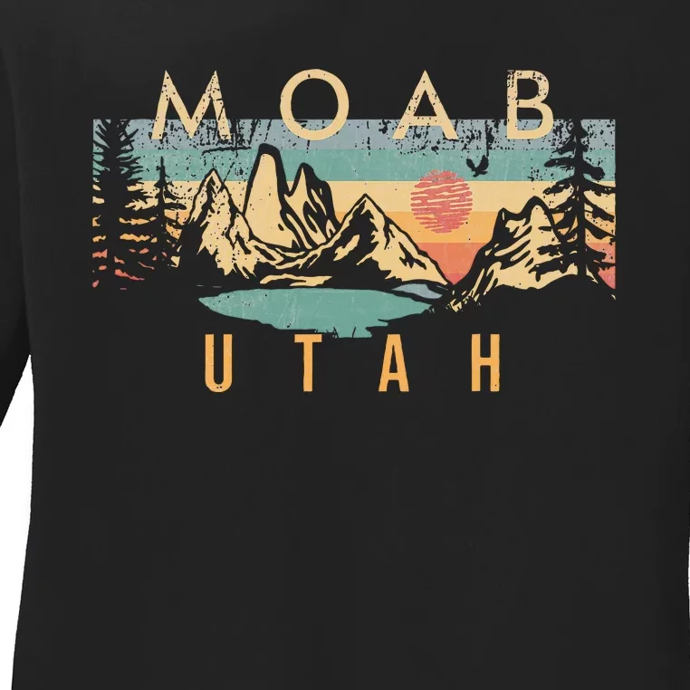 Moab Utah Ladies Long Sleeve Shirt