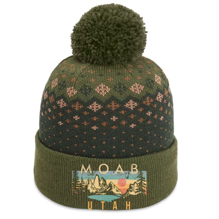 Moab Utah The Baniff Cuffed Pom Beanie