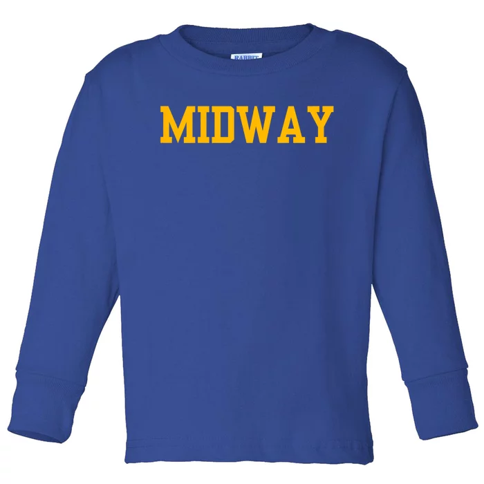 Midway University Toddler Long Sleeve Shirt