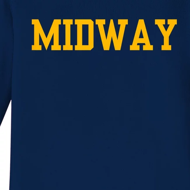 Midway University Baby Long Sleeve Bodysuit