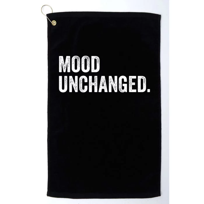 Mood Unchanged. Platinum Collection Golf Towel