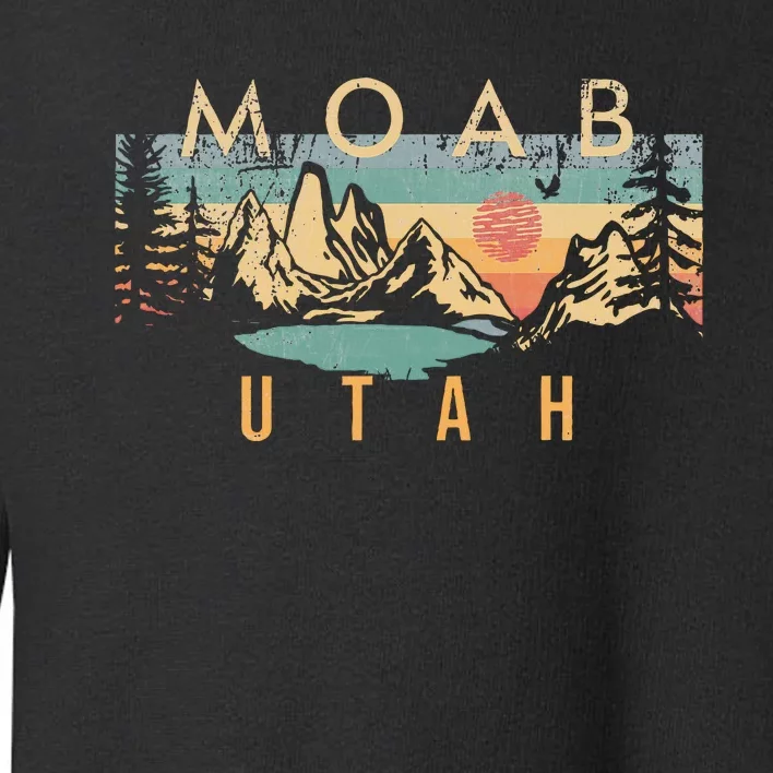 Moab Utah Toddler Sweatshirt