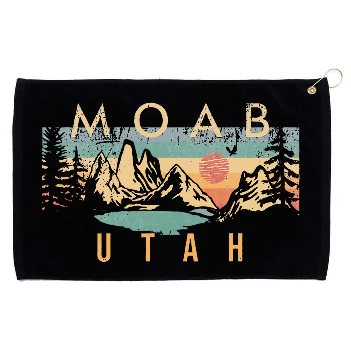 Moab Utah Grommeted Golf Towel