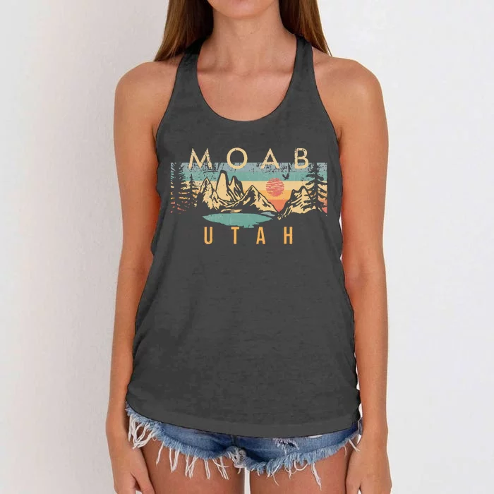 Moab Utah Women's Knotted Racerback Tank