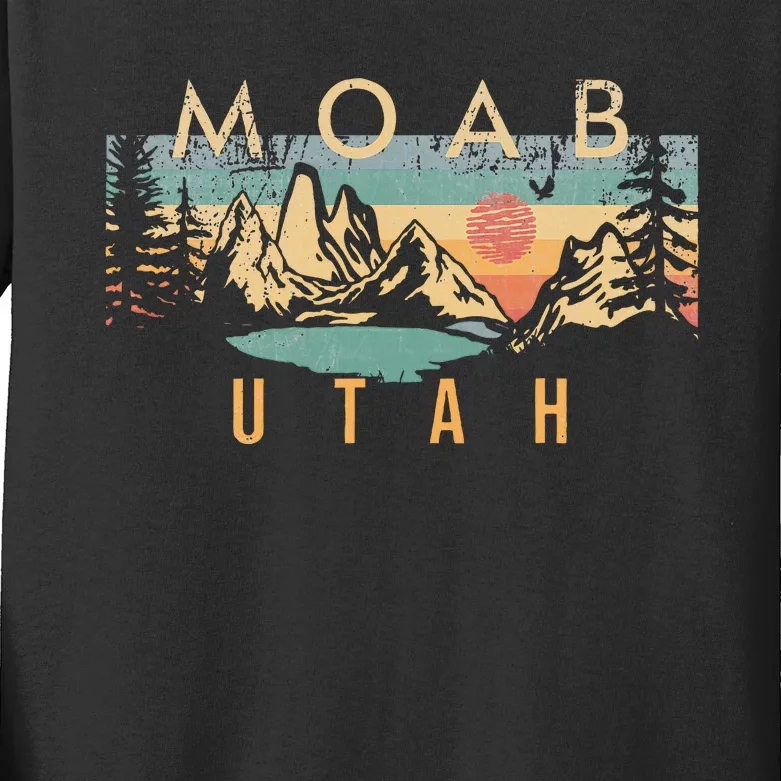 Moab Utah Kids Long Sleeve Shirt