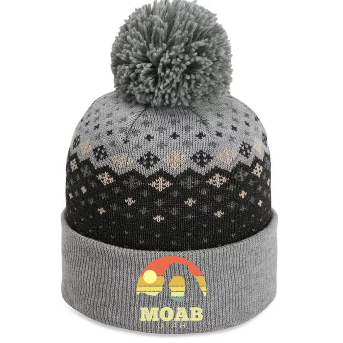 Moab Utah The Baniff Cuffed Pom Beanie