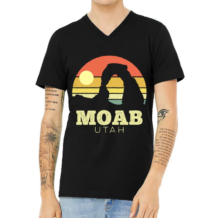 Moab Utah V-Neck T-Shirt