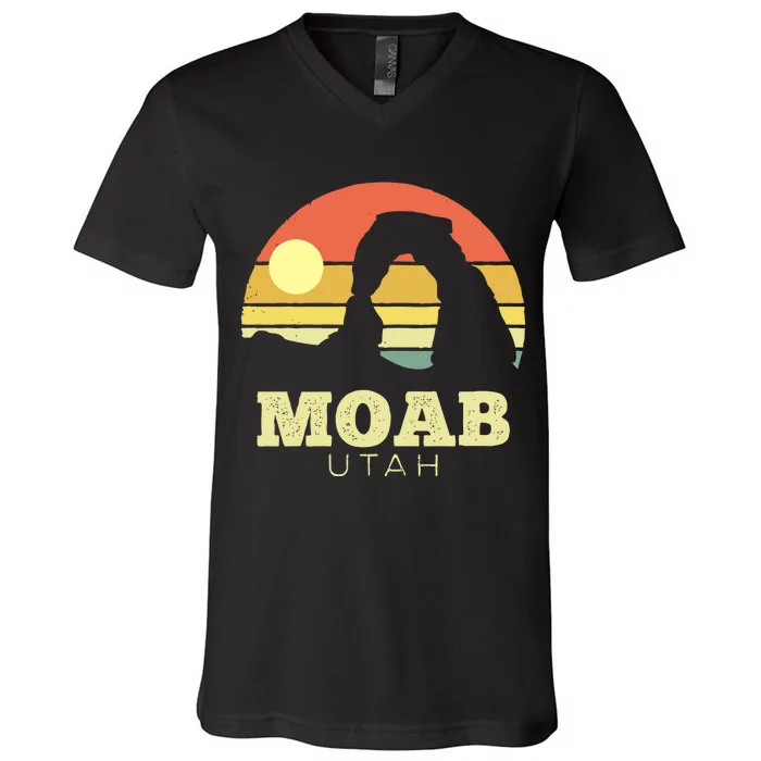 Moab Utah V-Neck T-Shirt