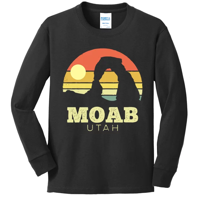 Moab Utah Kids Long Sleeve Shirt