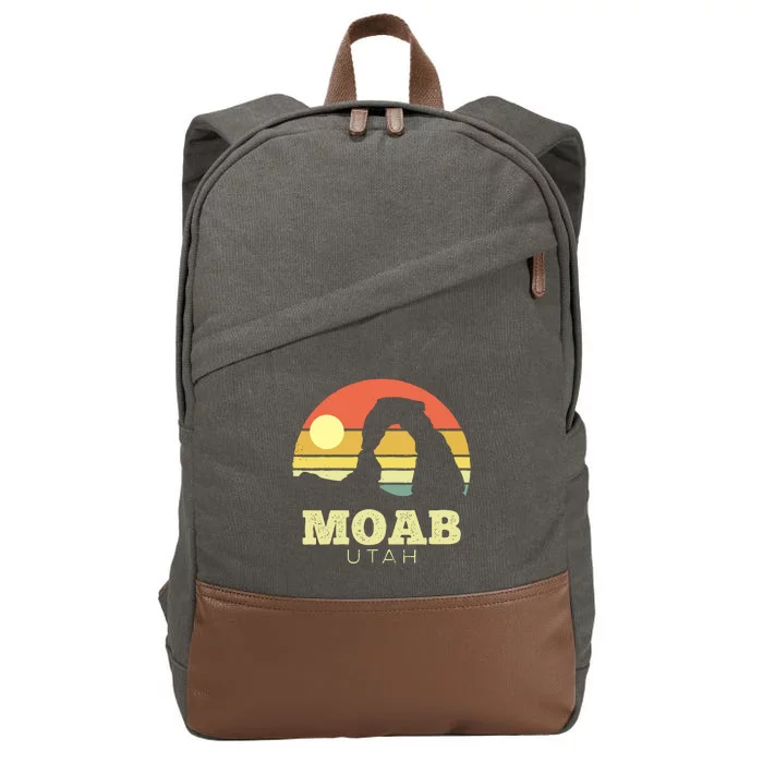 Moab Utah Cotton Canvas Backpack