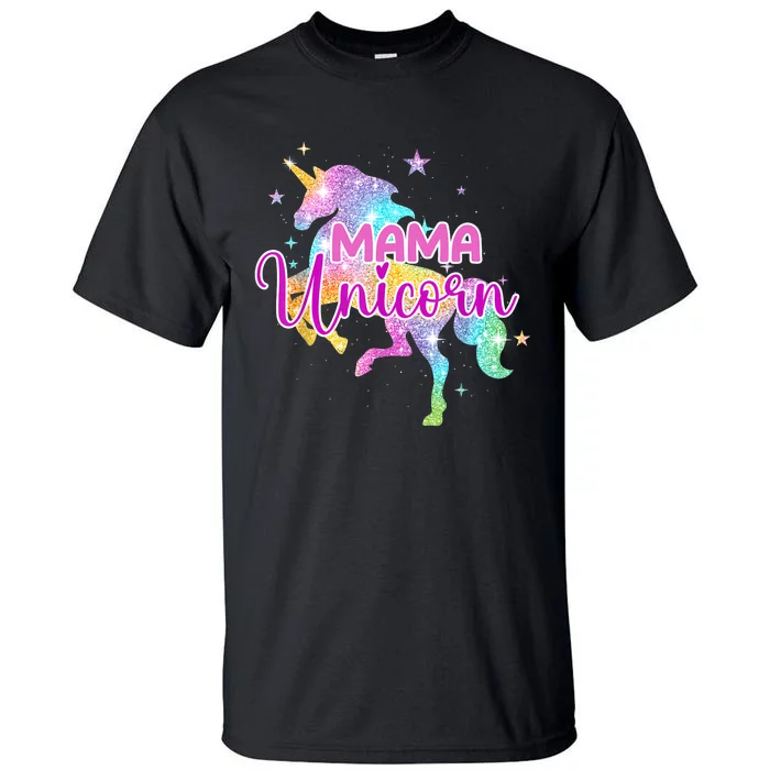 Mama Unicorn Mythical Animal Fantasy Creature Magical Tall T-Shirt