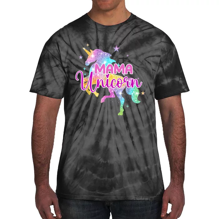 Mama Unicorn Mythical Animal Fantasy Creature Magical Tie-Dye T-Shirt