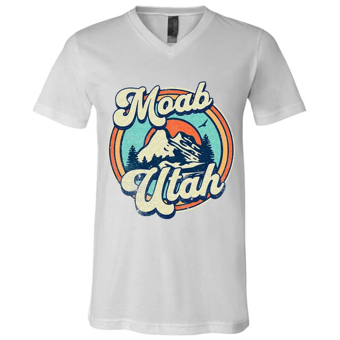 Moab Utah V-Neck T-Shirt