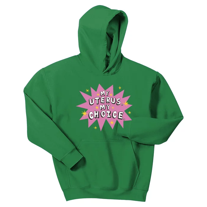 My Uterus My Choice Star Kids Hoodie