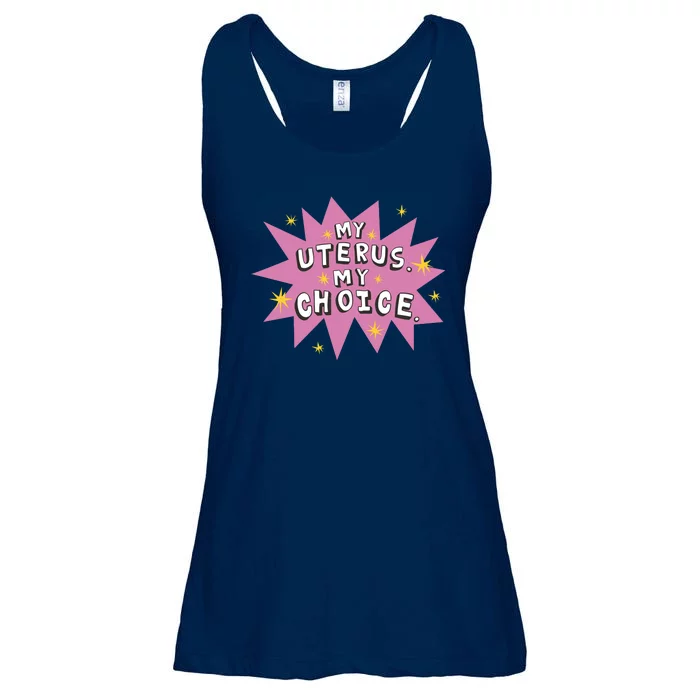 My Uterus My Choice Star Ladies Essential Flowy Tank