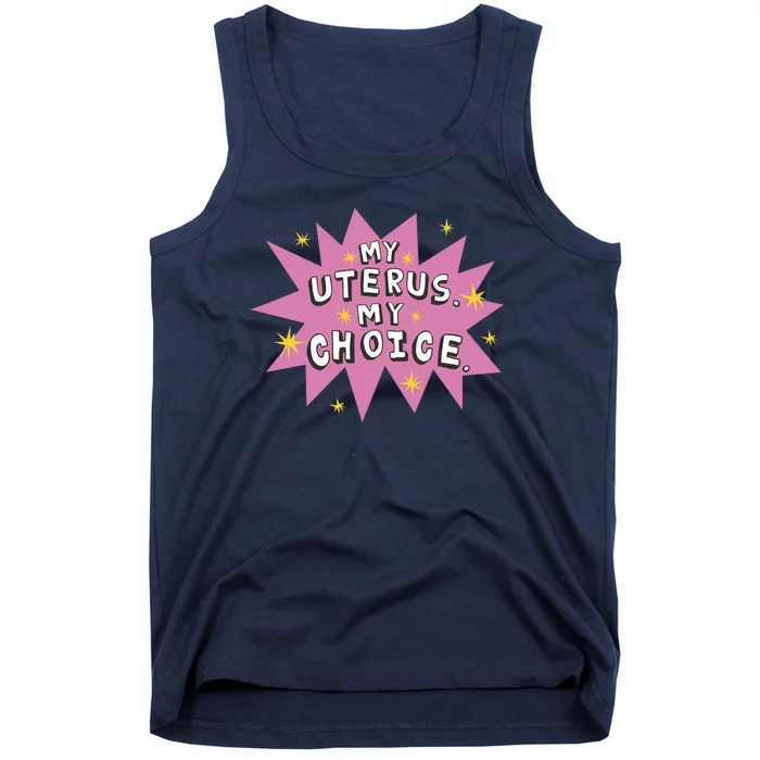 My Uterus My Choice Star Tank Top