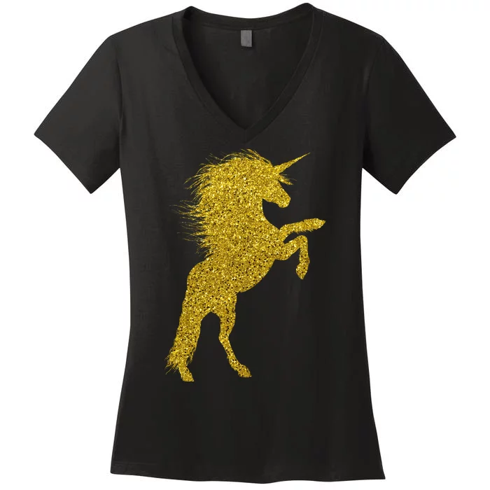 Magical Unicorn Women's V-Neck T-Shirt