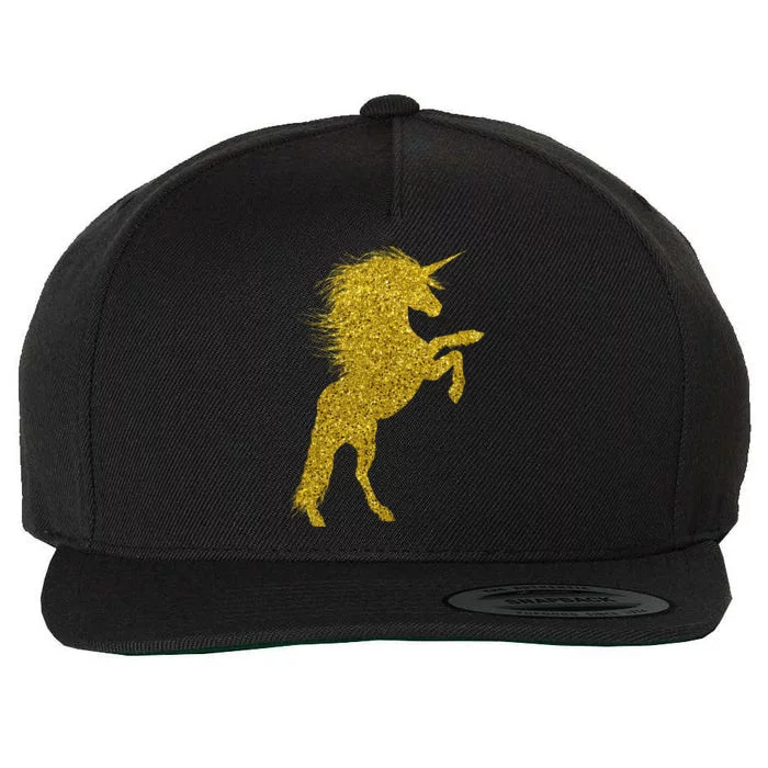 Magical Unicorn Wool Snapback Cap