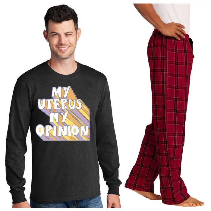 My Uterus My Opinion Long Sleeve Pajama Set