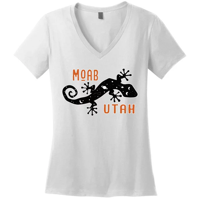 Moab Utah Women's V-Neck T-Shirt