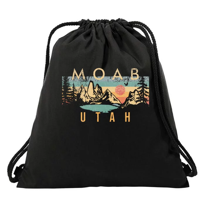 Moab Utah Drawstring Bag