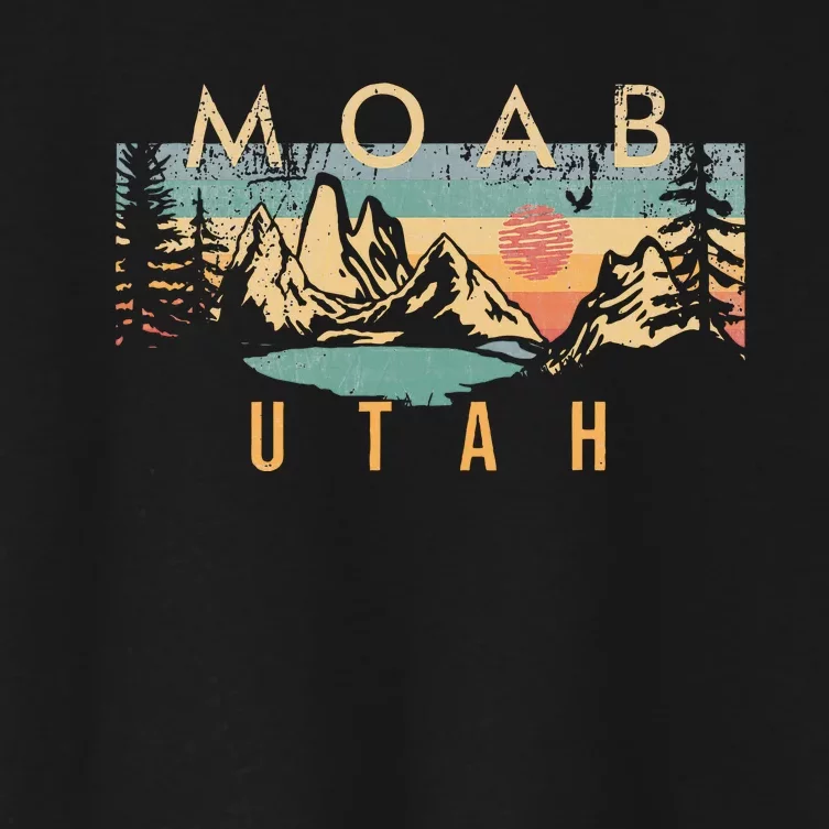 Moab Utah Women's Crop Top Tee