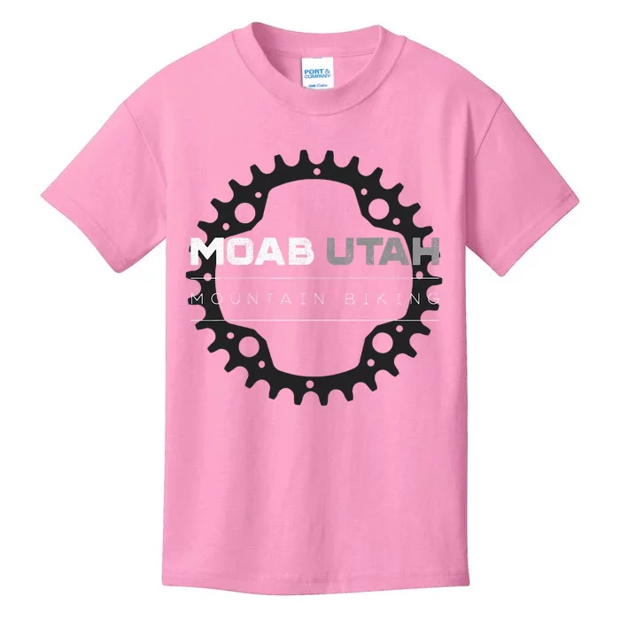 Moab Utah Mountain Biking Kids T-Shirt