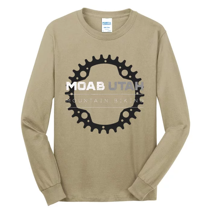 Moab Utah Mountain Biking Tall Long Sleeve T-Shirt