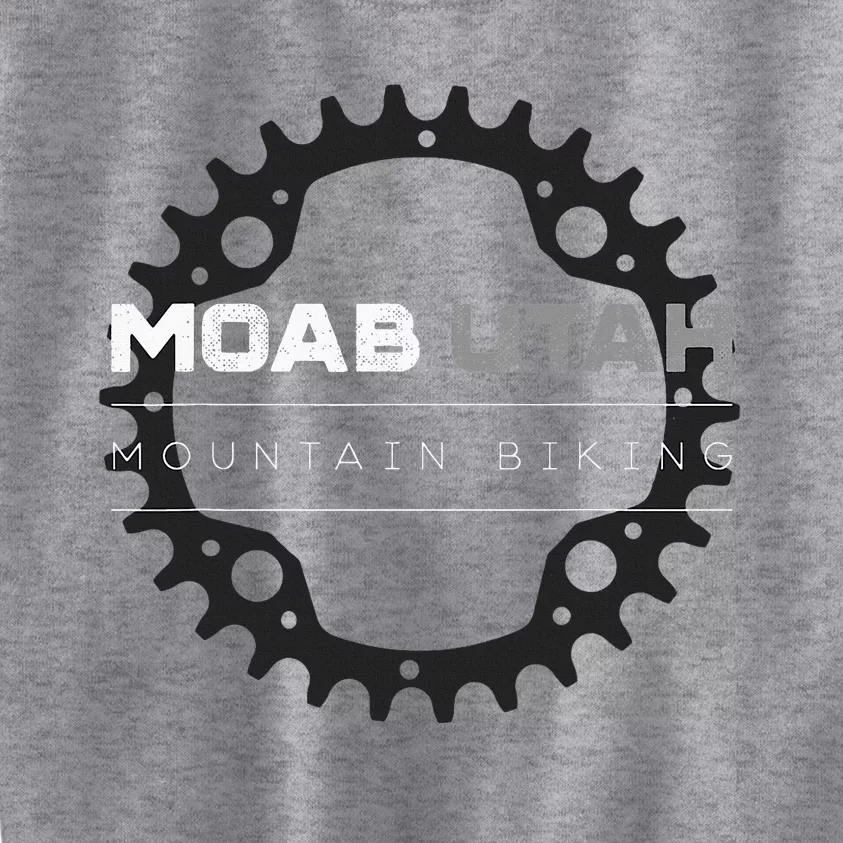 Moab Utah Mountain Biking Kids Sweatshirt