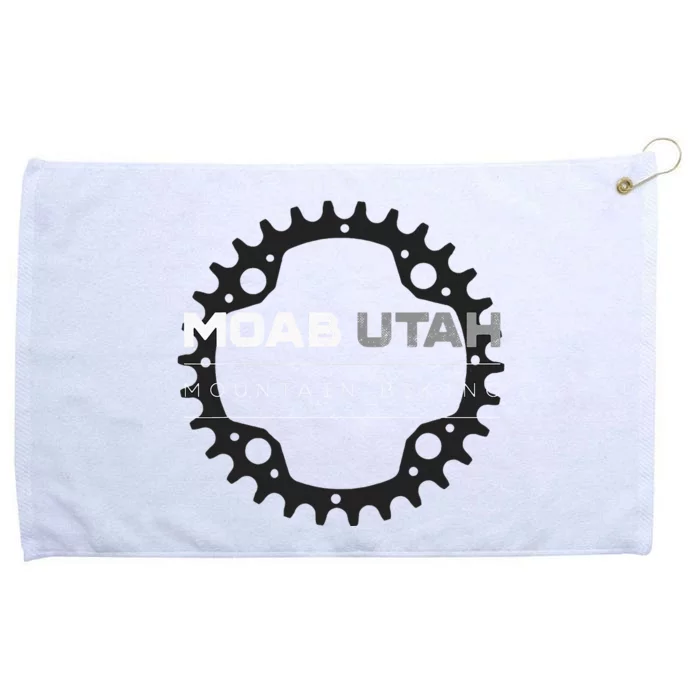 Moab Utah Mountain Biking Grommeted Golf Towel