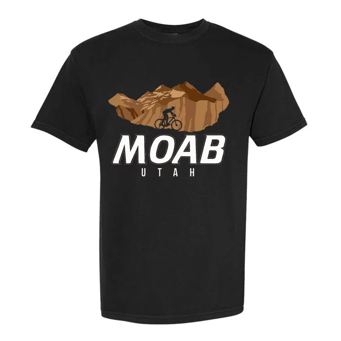 Moab Utah Mountain Biking Garment-Dyed Heavyweight T-Shirt