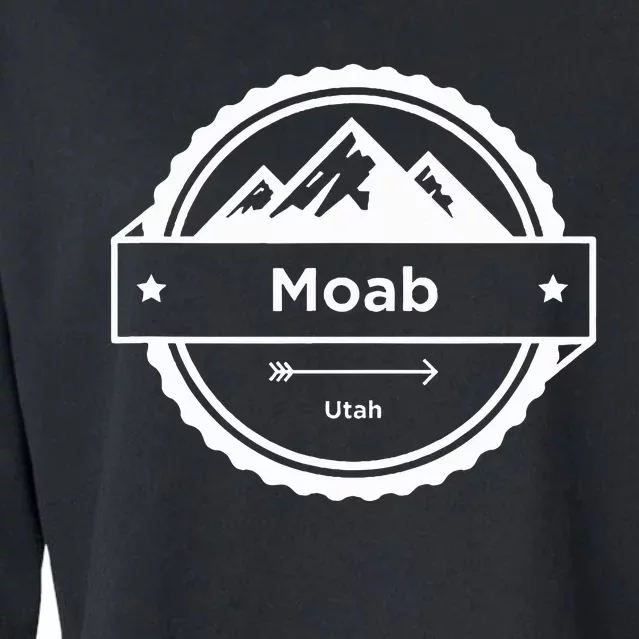 Moab Utah Mountain Hiking Moab Cropped Pullover Crew