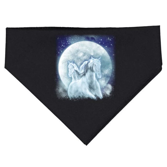 Mystic Unicorn Moon USA-Made Doggie Bandana