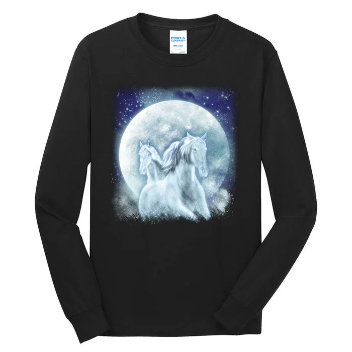 Mystic Unicorn Moon Tall Long Sleeve T-Shirt